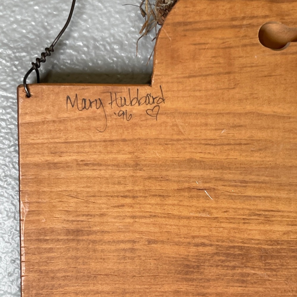 Friendship Vintage Decorative Hand Painted Wooden Wall Hanging Folk Art Style‎ - Picture 8 of 12